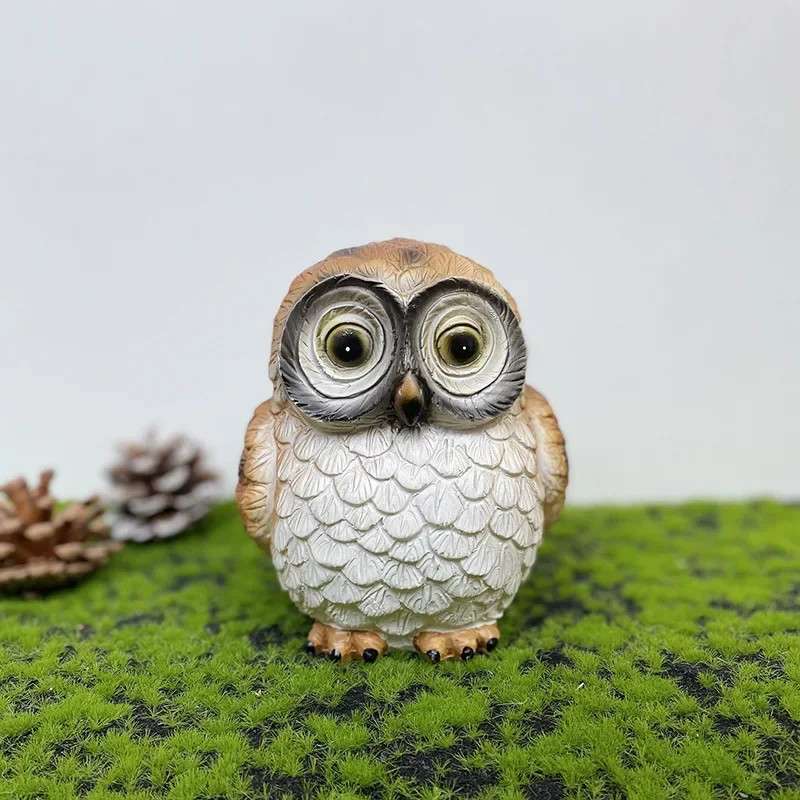 LED Solar Powered Light Solar Garden Lamp Owl Night Lights Outdoor Waterproof Garden Lawn Courtyard 6