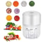 Wireless Mini Food Processor BatteryPowered Veggie Chopper Portable Electric Garlic Chopper With Sh 0