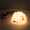 Touch Silicone Nightlights USB Rechargeable LED Night Light Cute Panda Sheep Rabbit Bedroom Decor L 7