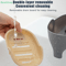 Portable Non Slip Elephant Shaped Soap Box With Lid Double Layer Countertop Storage Rack Soap Holde 1