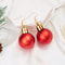 Christmas Snowflake Star Ball Shaped Bulb Earrings Hook For Women Ear Dangle Drop Xmas Fashion Party Jewelry Gift