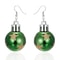 Christmas Snowflake Star Ball Shaped Bulb Earrings Hook For Women Ear Dangle Drop Xmas Fashion Party Jewelry Gift
