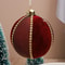Flocked Glass Christmas Balls, Rhinestone Ornaments, Holiday Tree Hangings, Indoor Outdoor Festive Decorations
