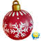 Outdoor Christmas Inflatable Ball Giant Big Tree Decoration Toy Large Decor Ornament Without Light 7