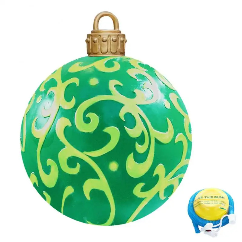 Outdoor Christmas Inflatable Ball Giant Big Tree Decoration Toy Large Decor Ornament Without Light 10