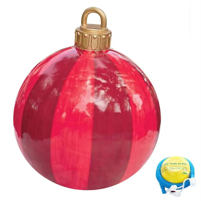 Outdoor Christmas Inflatable Ball Giant Big Tree Decoration Toy Large Decor Ornament Without Light 11