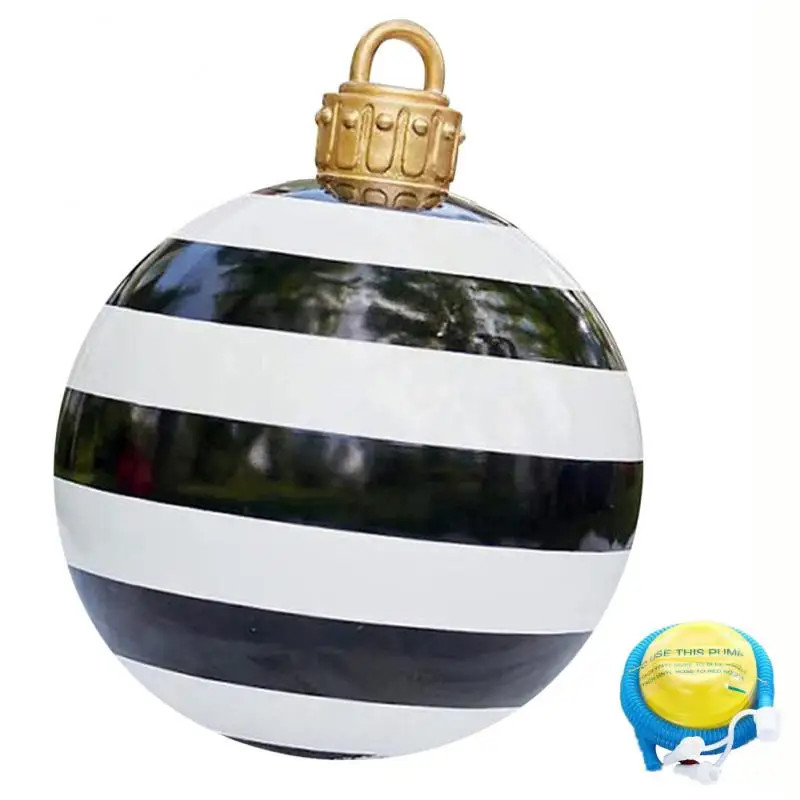 Outdoor Christmas Inflatable Ball Giant Big Tree Decoration Toy Large Decor Ornament Without Light 15