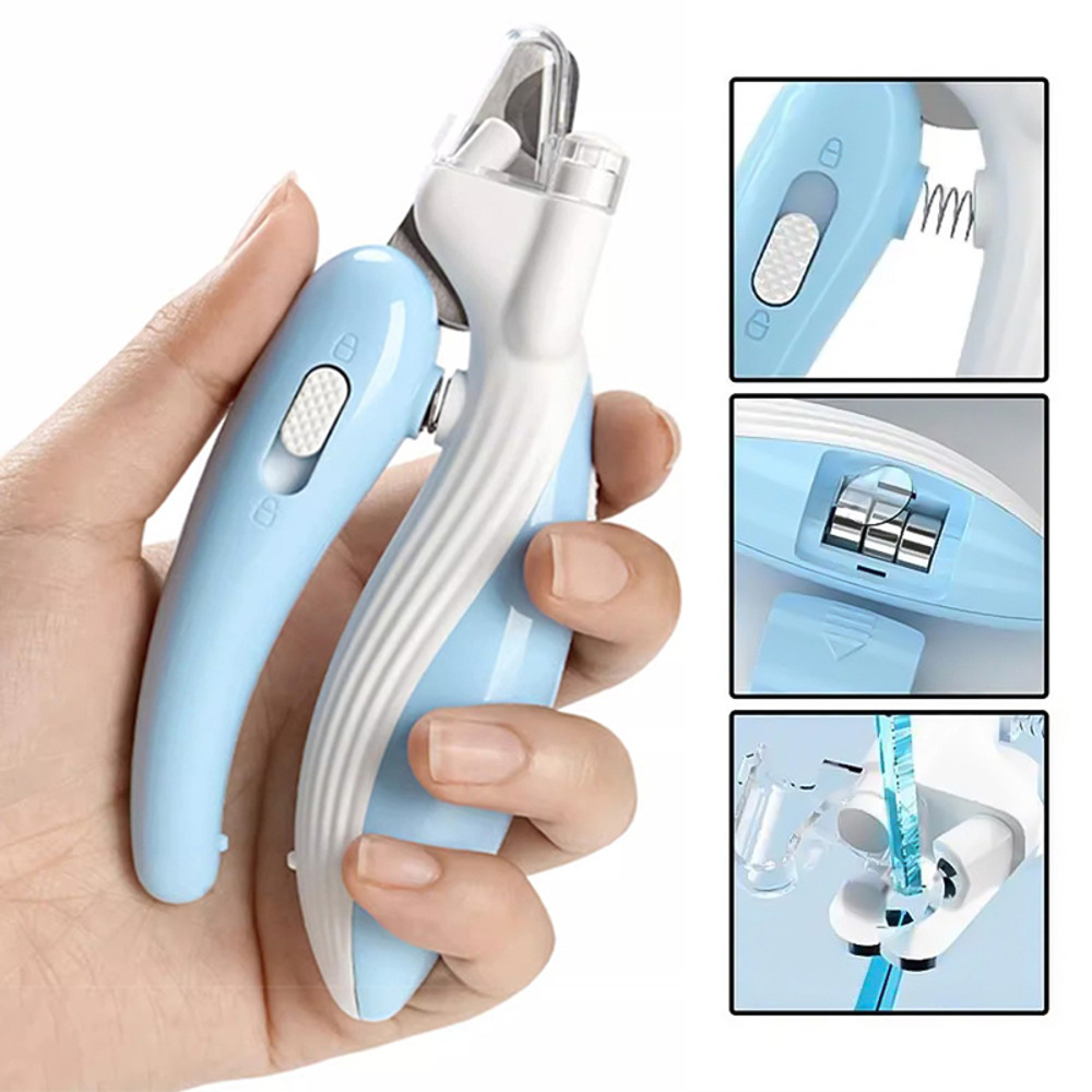 Cat Nail Trimmer, Professional Pet Nail Clippers, Small Animals Paw Nail Trimmer, Labor Saving Pet Claw Grooming Scissor