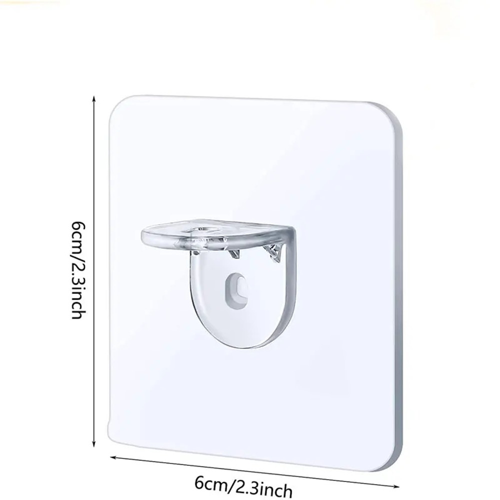 Sticky Kitchen Cabinet Divider Brackets, Anti Side Slip Layer Support Brackets, Wardrobe Divider Brackets Non Marking