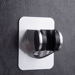 punch free household adjustable shower, universal showerhead holder wall mounted, self adhesive bathroom accessories