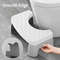 Toilet Foot Stool Squat Stool For Pregnant Woman, Waterproof Squatty Potty Toilet Stool, Comfortable Support