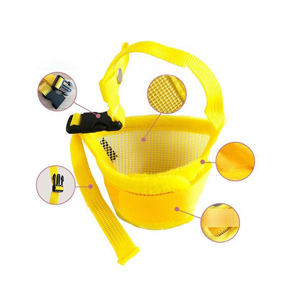 Mesh Breathable Pet Mouth Cover Muzzle Adjustable Anti Barking Dog Muzzle For Dogs Anti Biting Muzz 3