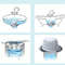 Collapsible Drain Protector, New Bathtub Drain Hair Catcher, Shower Bathtub Tub Bathroom Sink Pop Up and Regular Drain
