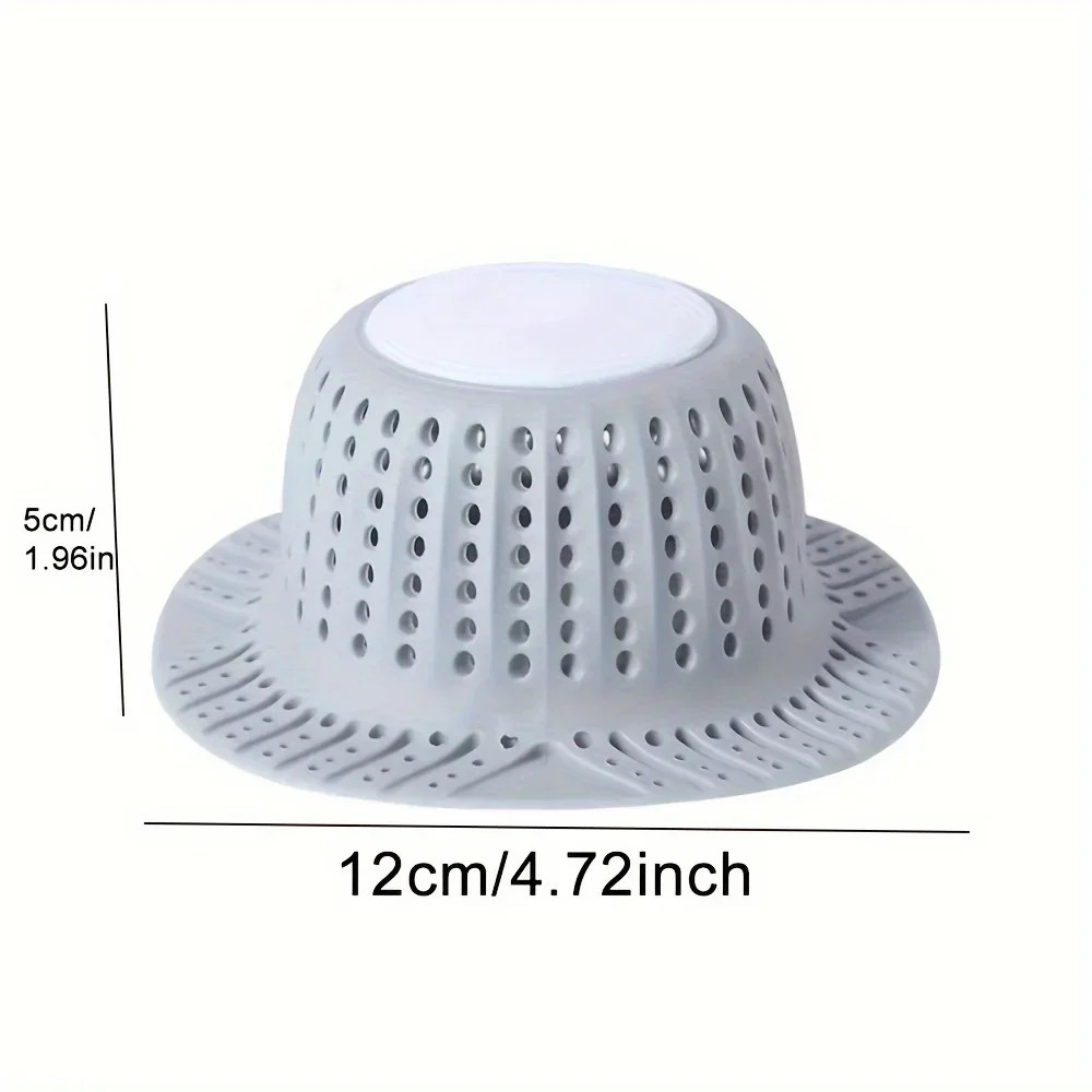 Collapsible Drain Protector, New Bathtub Drain Hair Catcher, Shower Bathtub Tub Bathroom Sink Pop Up and Regular Drain