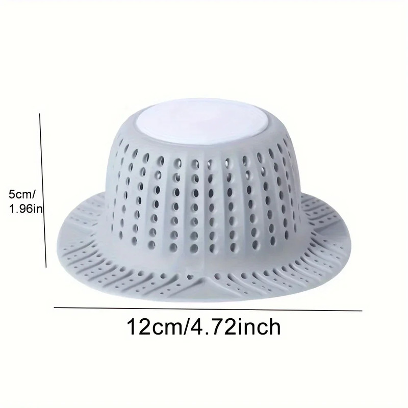 Collapsible Drain Protector, New Bathtub Drain Hair Catcher, Shower Bathtub Tub Bathroom Sink Pop Up and Regular Drain