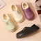 New Style Heeled Indoor Home Thick Sole Womens Slippers Winter NonSlip Fleece Lined Warm Slippers 4