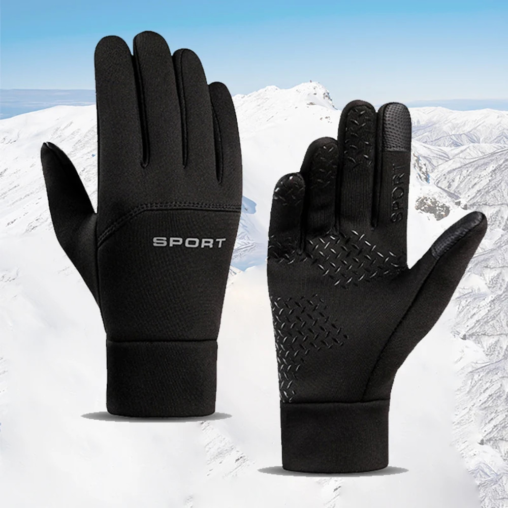 Touch Screen Winter Warm Gloves, Cold-proof Cycling Gloves, Men's Women's Running Hiking Skiing Gloves