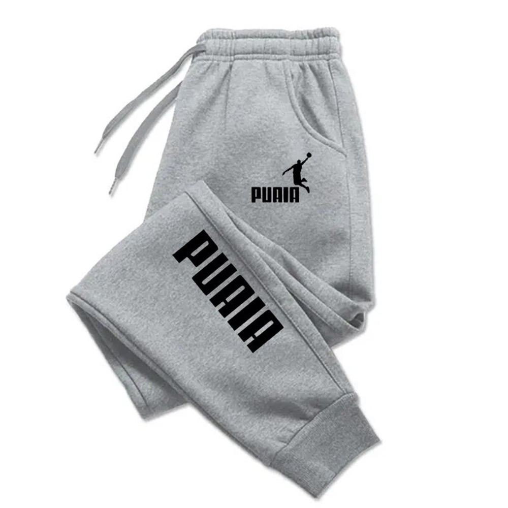 Fitness Loose Fit Clothing Mens Pants Autumn Winter Sport Jogging Trousers Solid Color Streetwear P 3