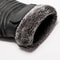 Men Winter Gloves Fur Mouth Plush Motorcycle Insulation Gloves Touch Screen PU Cotton Gloves 3