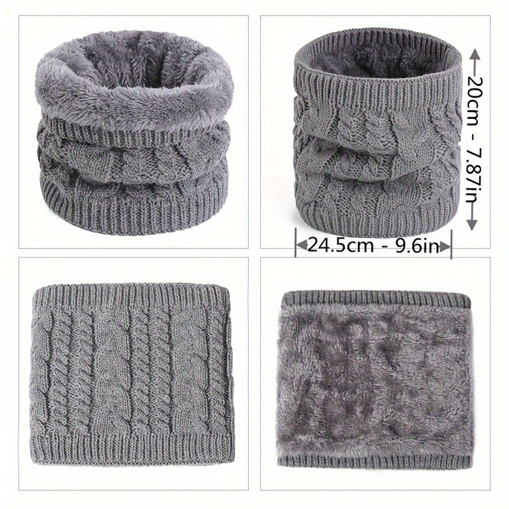 Neck Warm Scarf Fashion Polyester Fiber Comfortable Winter Accessories Men And Women Cold Weather 2