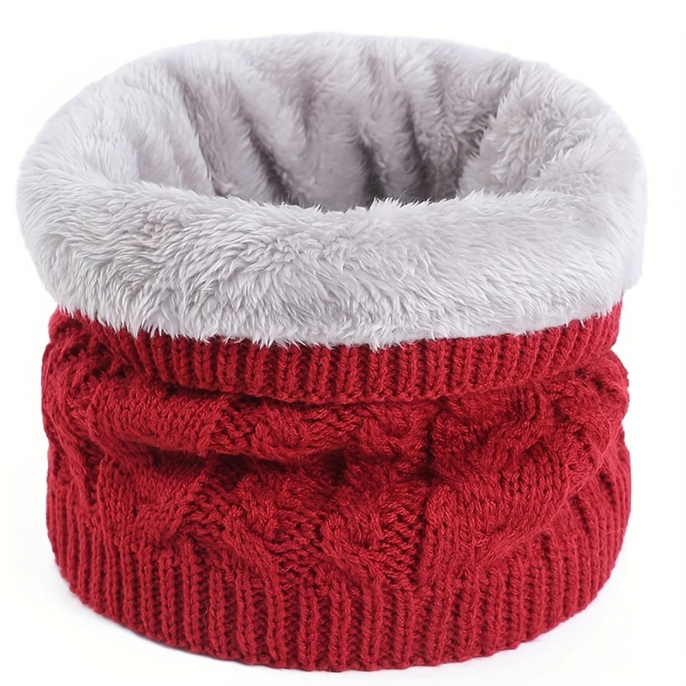 Neck Warm Scarf Fashion Polyester Fiber Comfortable Winter Accessories Men And Women Cold Weather 5