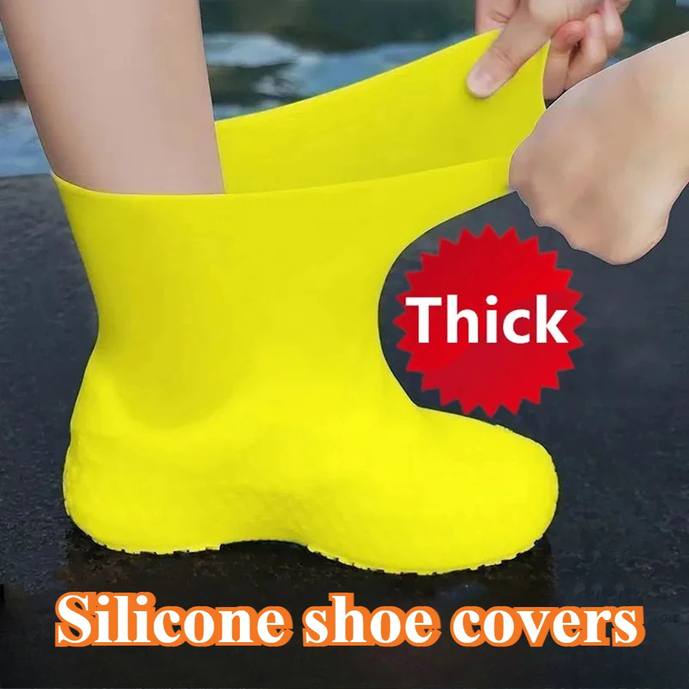 Protector Cover Boots Gear, Rain Shoe Covers Waterproof Covers for Shoes, Household Merchandises Home Garden