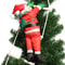 Doll Christmas Tree Hanging Decoration, Christmas Santa Claus Climbing Ladder, Indoor Door Wall Christmas Pendant