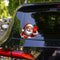 Santa Claus Waving Sticker Selfadhesive Decorative Christmas Vinyl For Car And Window 3