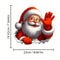 Santa Claus Waving Sticker Selfadhesive Decorative Christmas Vinyl For Car And Window 5