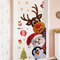 Wall Stickers Removable Vinyl Cute Christmas Characters Nursery Decoration Wall Decal Decals For Ki 4