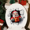 Toilet Stickers Self Adhesive Festive Santa Cracked Wall Christmas Bathroom Decoration Toilet Decal 0