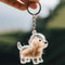 DIY Dog Fur Keepsake Pendant Clear Pet Hair Memorial Capsule For Keychain Puppy Hair Storage Contai 1