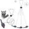 Best Hanging jumping toy cat relief for boredom, Elastic cat stick elastic clip door swing, Hanging door mouse teasing