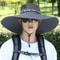 Maximum Protection Mesh Fisherman Hat Hiking, Breathable Fishing Caps Sun UV, Summer Large Sun Hat Men Women Outdoor