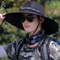 Maximum Protection Mesh Fisherman Hat Hiking, Breathable Fishing Caps Sun UV, Summer Large Sun Hat Men Women Outdoor