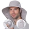 Outdoor Hat with Flap, Wide Brim Baseball Hats for Women and Men, Sun Defender Cooling Neck Guard Safari Cap for Hiking