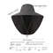 Outdoor Hat with Flap, Wide Brim Baseball Hats for Women and Men, Sun Defender Cooling Neck Guard Safari Cap for Hiking