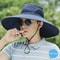 Mesh Fisherman Hat Hiking Outdoor Beach Cap Summer Large Sun Hat Men Women Breathable Fishing Caps 3
