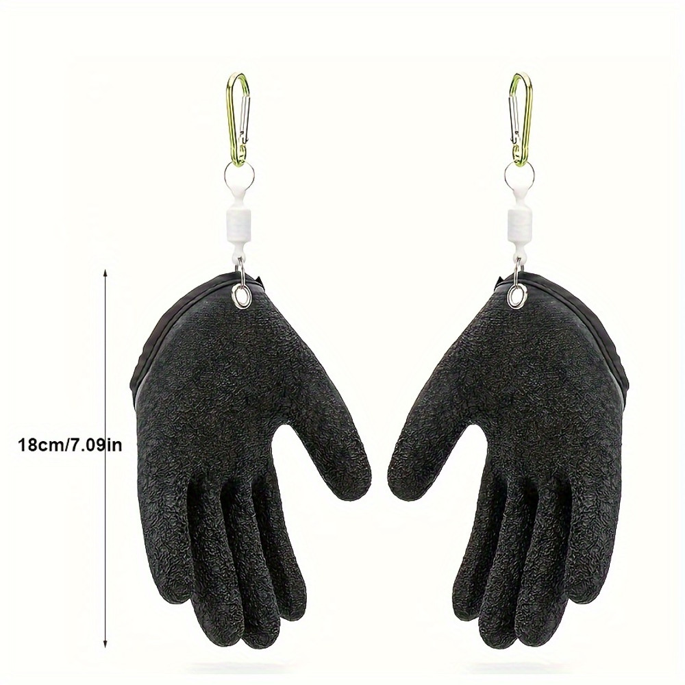 Heavy-Duty Release Anti-slip Waterproof Gear, Ultimate Fishing Catching Gloves Magnet for Secure Hook Removal