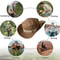 Foldable Adjustable Chin Strap Wide Brim Boonie Hat, Unisex Sun Hat for Outdoor Fishing, Superior Hiking Hunting