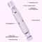 Portable wet and dry body hair remover, two in one women's electric shaver for smooth, precise results on face, legs