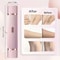 Portable wet and dry body hair remover, two in one women's electric shaver for smooth, precise results on face, legs