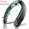 USB Neck Fan with Digital Display, Turbine Vaneless Design, Portable Quad-Core Cooling Fan for Outdoors