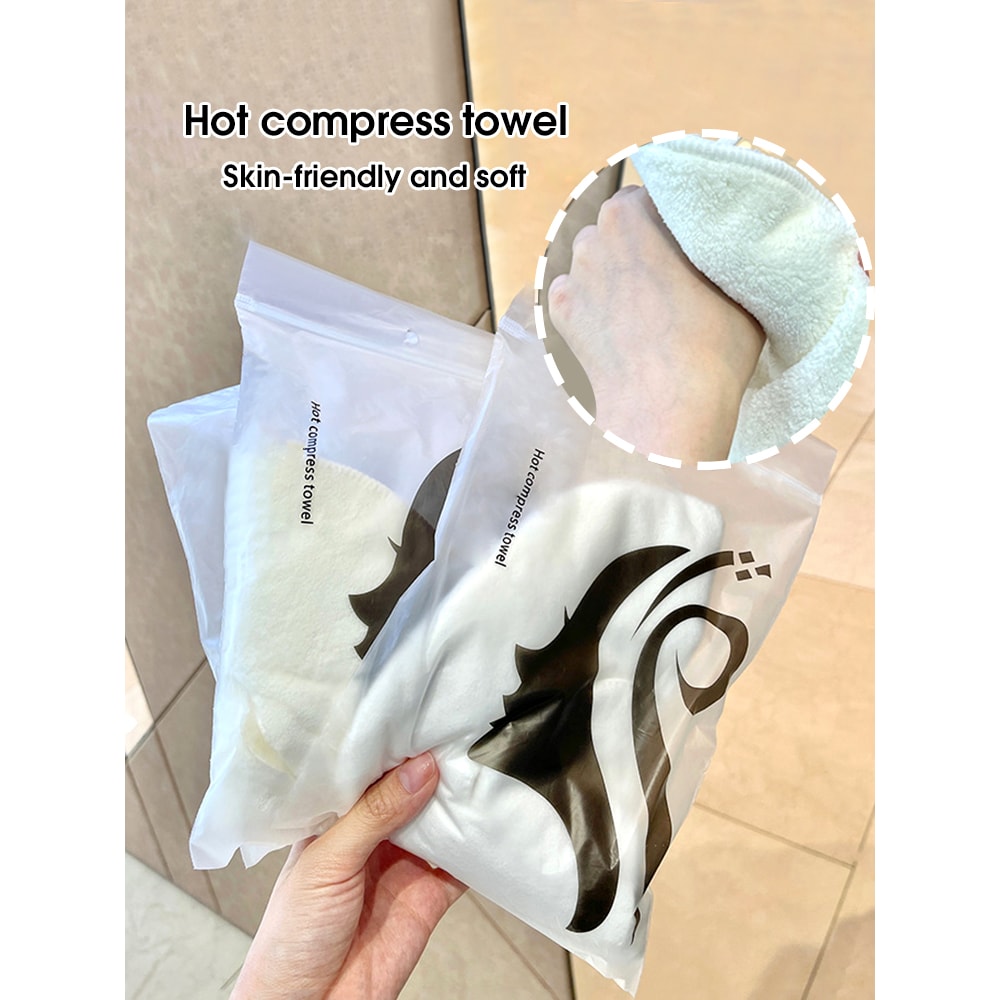 Irrigation Face Towel for Wet Compress and Skin-Friendly Heating Cold Compress Face Towel