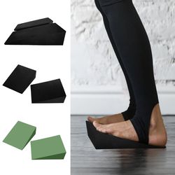 pilates wedge squats fitness accessories, slant boards exercise yoga, foam yoga wedge stretch, yoga wedge blocks eva