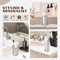 Bathroom Accessories Stainless Steel Toothbrush Holder, Home Decoration Tool Toothpaste Makeup Brush Storage Rack Brush