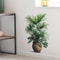Self Adhesive Green Plant Potted Plant Simulation Flower Pot Wall Sticker for Bedroom and Living Room Decoration