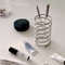 Bathroom Metal Toothbrush Holder, Stainless Steel Makeup Brush Storage Rack, Home Decoration Tool