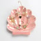 Ceramic Shell Trinket Dish, Jewelry Holder Tray, Cute Vanity Decoration for Bathroom