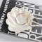 Ceramic Shell Trinket Dish, Jewelry Holder Tray, Cute Vanity Decoration for Bathroom